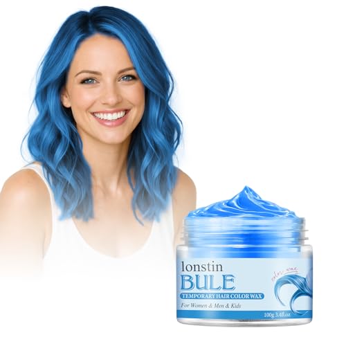 Cera temporal para el cabello azul 100g miniatura 1