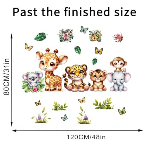 Vinilos decorativos animales para habitación infantil miniatura 4