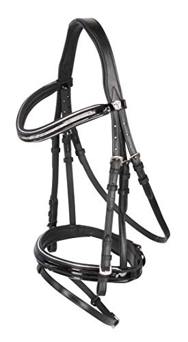 CovallieroCovalliero Kingston 3210488 - Brida para Trenzas (mazorca Negra), Color Negro