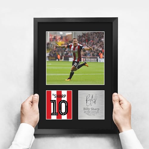 Cuadro A3 de Billy Sharp para decorar tu zona de fútbol en casa 3