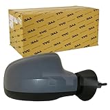 TYC 328-0221 Außenspiegel Seitenspiegel Seitenrückspiegel Einstellung: Seilzug konvex für RENAULT LOGAN I Kombi (KS) 6001549715 6001549717 8200497508