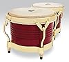 LP Latin Percussion Matador Wood Bongo Red Gold Hardware M201-RW #4