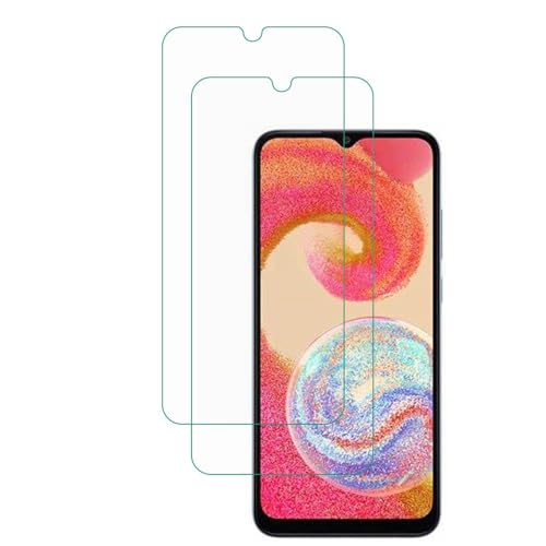 Compatible para Samsung Galaxy A04E Protector de pantalla, cristal templado HD Bubble-Free 9 Dureza Anti Arañazos