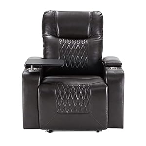 Meraxelectricreclinerchairwithusbchargeport360swiveltraytablehandinarmstorageandcupholdersambientlightinggaminghometheaterseating Urban Country Home Decor Merax electric recliner chair with usb charge port 360 swivel tray table hand in arm storage and cup holders ambient lighting gaming home theater seating urban country home decor