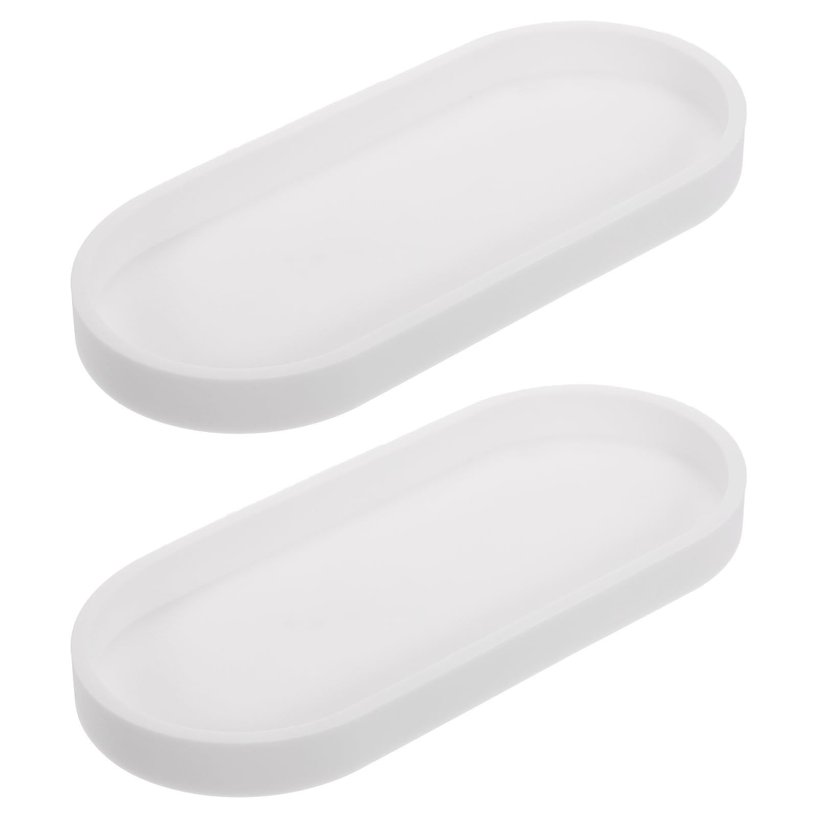 Plateau de courtoisie ovale silicone pour éviter rayures et casse