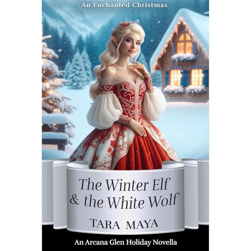 The Winter Elf & the White Wolf Audiolibro Por Tara Maya arte de portada