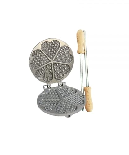 Runde Backform CBE2050300 zum Backen auf freier Flamme von Waffeln und Waffeln Cover