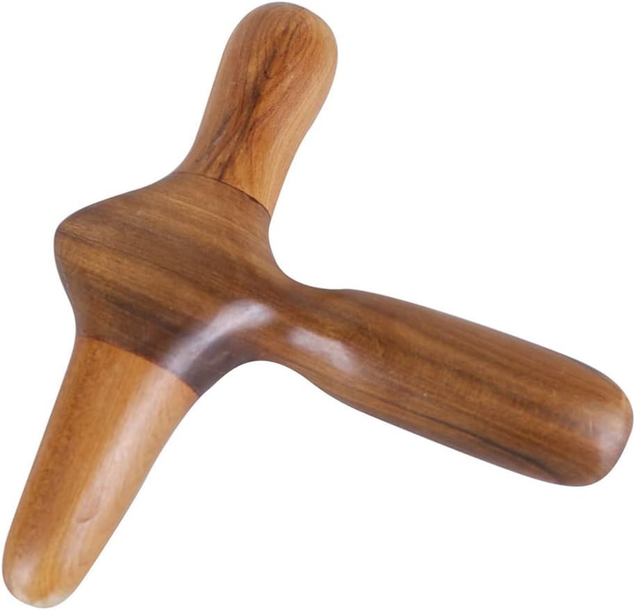 Beaupretty Reflexology Tools for Feet, Manual Thai Foot Massager, Wooden Massage Stick