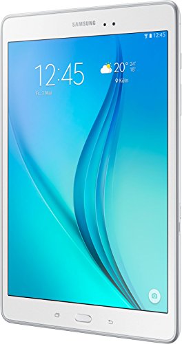 Samsung Galaxy Tab A SM-T550NZWADBT, 9.7 WiFi - Tablet de 9.7" (WiFi, Quad Core de 1.2 GHz, 16 GB, Android 5.0 Lollipop), Blanco [Importado de Alemania]