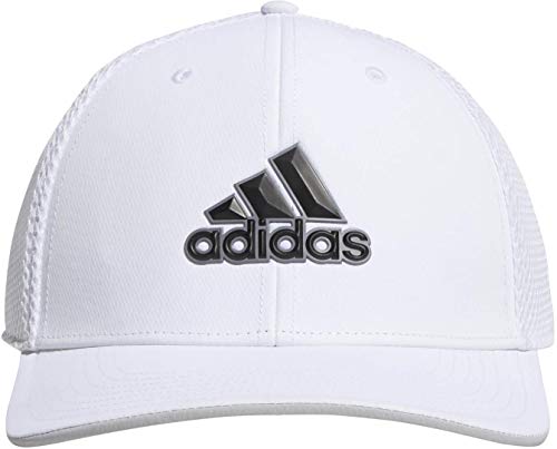 adidas A-Stretch Tour Hat Gorra de béisbol, Blanco (Blanco Dt2307), One Size (Tamaño del Fabricante:S/M) para Hombre