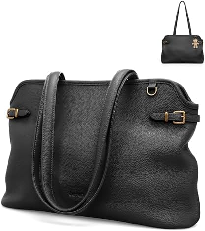 befen Genuine Leather Tote Bag for Women Medium, Soft Leather Sho...