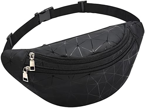 MOCOCITO Bum Bag | Waist Bag | Bumbag for Women | Belt Bag | Waist Bag for Men | Bumbag for Dog Walking | 3 Zip Pockets Adjustable Belt of 120cm/47in | Bumbag for Running Hiking Cycling
