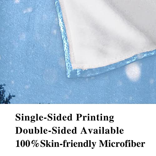 Couverture de lit confort doux et couvre-lit moelleux saison hiver neige - 5