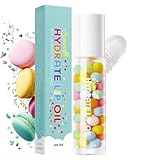 Lipgloss Aufrollen,Farblos Roll on Lip Glow Oil Durchsichtig,Lip Gloss für Langanhaltend Glossy...