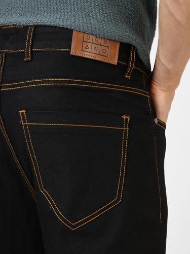 Image of Urbano Fashion Men's Slim Fit Washed Jeans Stretchable