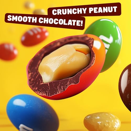 Peanut Milk Chocolate 1 lb – Anti Melt Pack, Bulk Candy in Resealable Bag, 24 Fun Size Pieces