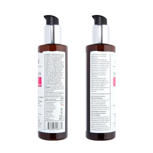 CURLSMITH - Full Body Volumizing Hair Lotion, Curl Definition, Instant Volume and Non-Sticky, for Wavy, Curly or Coily Hair, Vegan (237ml/8fl oz)