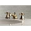Kingston Brass KS4463BX 8 in. Widespread Bathroom Faucet, Antique Brass