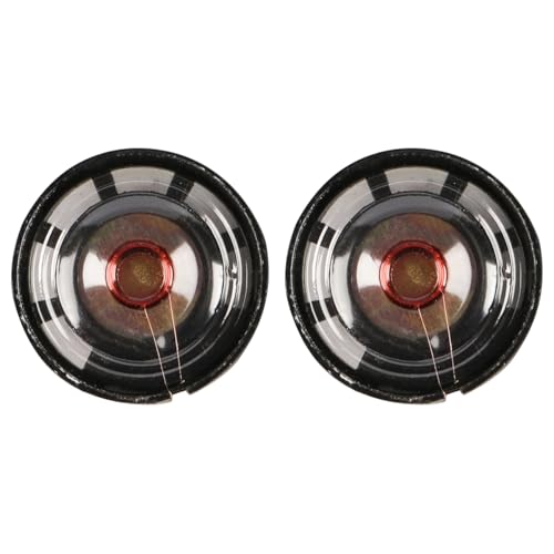 Sarini 2 STK 27 mm interner Lautsprecher für Spielkonsolen 0,25 W 8 Ohm für Retro-Konsolenzubehör