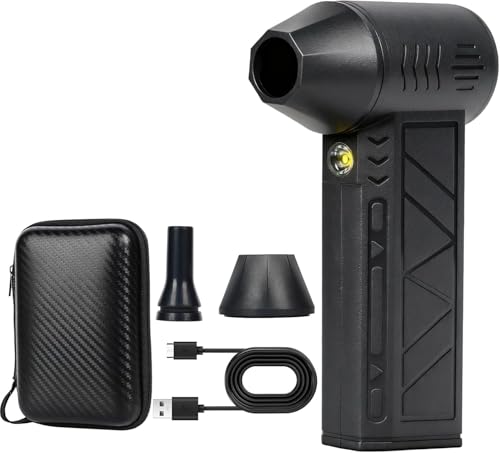 Snow Whiz Turbo Blower,2026 Upgrade Snow Blower,Snowwhiz Turbo Blower with Led,3 Gear Adjustable Super Power Turbo Breeze Electric Blow,Mini Turbos Snow Blower for Car for Car,Home,Keyboard,Computer