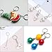 BESARME 460PCS Keychain Making Kit, Key Chain Clips with Key Rings Bulk, Metal Lobster Claw Clasp, Swivel Snap Hook, Jumprings & Extender Chain for Crafts, DIY Keychain Accessories Supplies