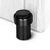 Fácil instalación: tope de puerta para montar en el suelo o en la pared, viene con todos los tornillos de montaje. El tope de puerta de acero inoxidable se puede instalar en azulejos de porcelana, puertas de acero, paredes de hormigón, zócalo, suelo de alfombra (el primer paso es que necesitas cortar pequeños agujeros en la alfombra donde van los tornillos), etc.