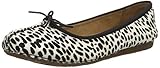 Sohle: Leder und Gummi Clarks Damen Freckle Ice Mokassin Ballerinas, White/Black Lea, 40 EU