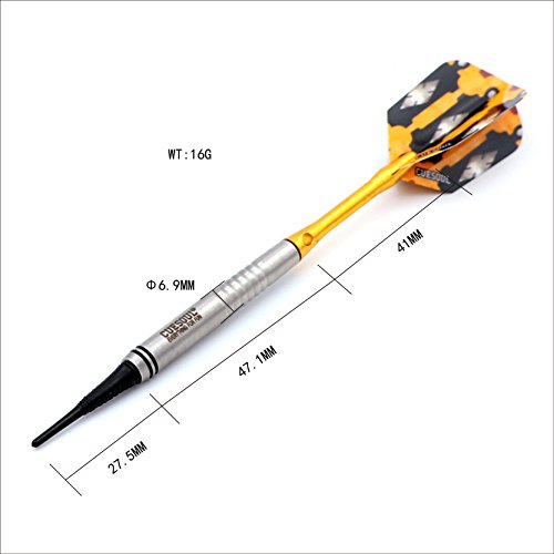 Black Scorpion Cuesoul 85% Tungsten Soft Tip Darts With 16 Grams Dart Barrel（C.fb.cststd018-C3108） #TOP3