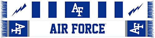 RUFFNECK Official NCAA Air Force Falcons Scarf | Premium Jacquard Knit Neck Scarf for Women and Men | Officially Licensed Air Force Falcons Apparel