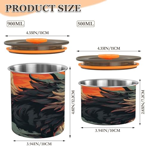 Contenedor de Almacenaje al Vacío para Café de Acero Inoxidable 30oz miniatura 3