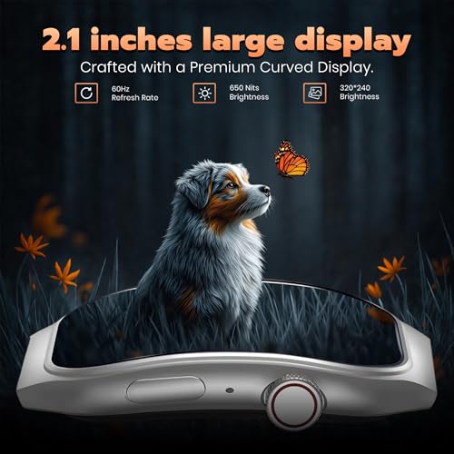 Image of PunnkFunnk Smart Watch & Kids Calling Smart Watch Combo, 1.83 inch HD Fitness Watch with Bluetooth Calling + Kids Camera Smartwatch with Games, Heart Rate, SpO2, Sleep Monitor, Boys & Girls
