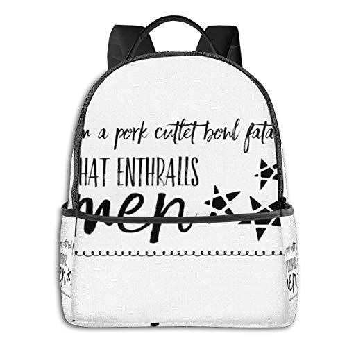 Yokai Watch Jibanyan 2: Mochila escolar para estudiantes  ciclismo  ocio  viajes  camping