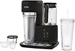 Mr. Coffee 3-in-1 Single-Serve Frappe, Iced, and Hot Coffee Maker and Blender | Coffee Machine with Reusable Filter, Scoop, Recipe Book & 2 Tumblers | Black
