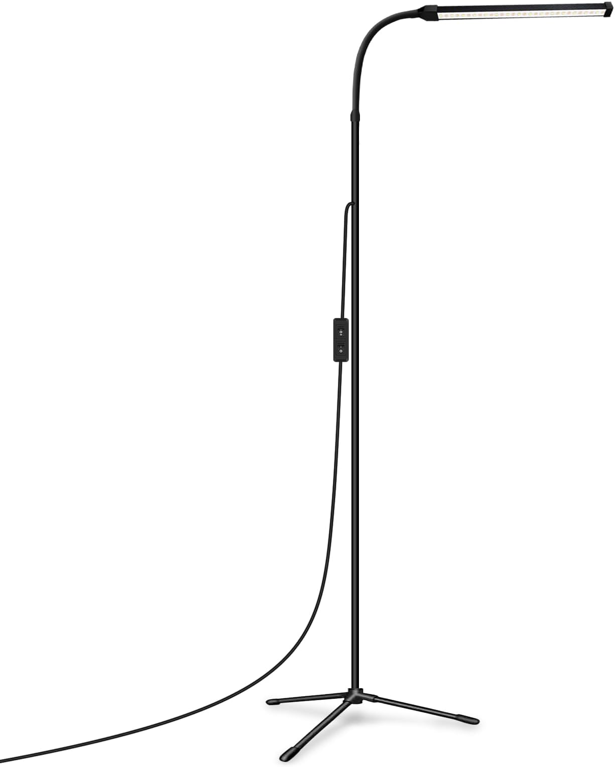 JCOTTON Portable Lash Light with Tripod Base, Travel Eyelash Lamp for Extensions, Lightweight Lash Lamp for Artists & Mobile Beauty Tech