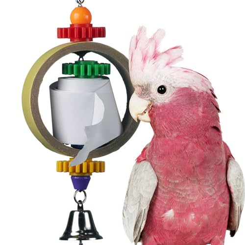 Super Bird Creations SB628 Tape Dispenser Bird Toy - Cardboard