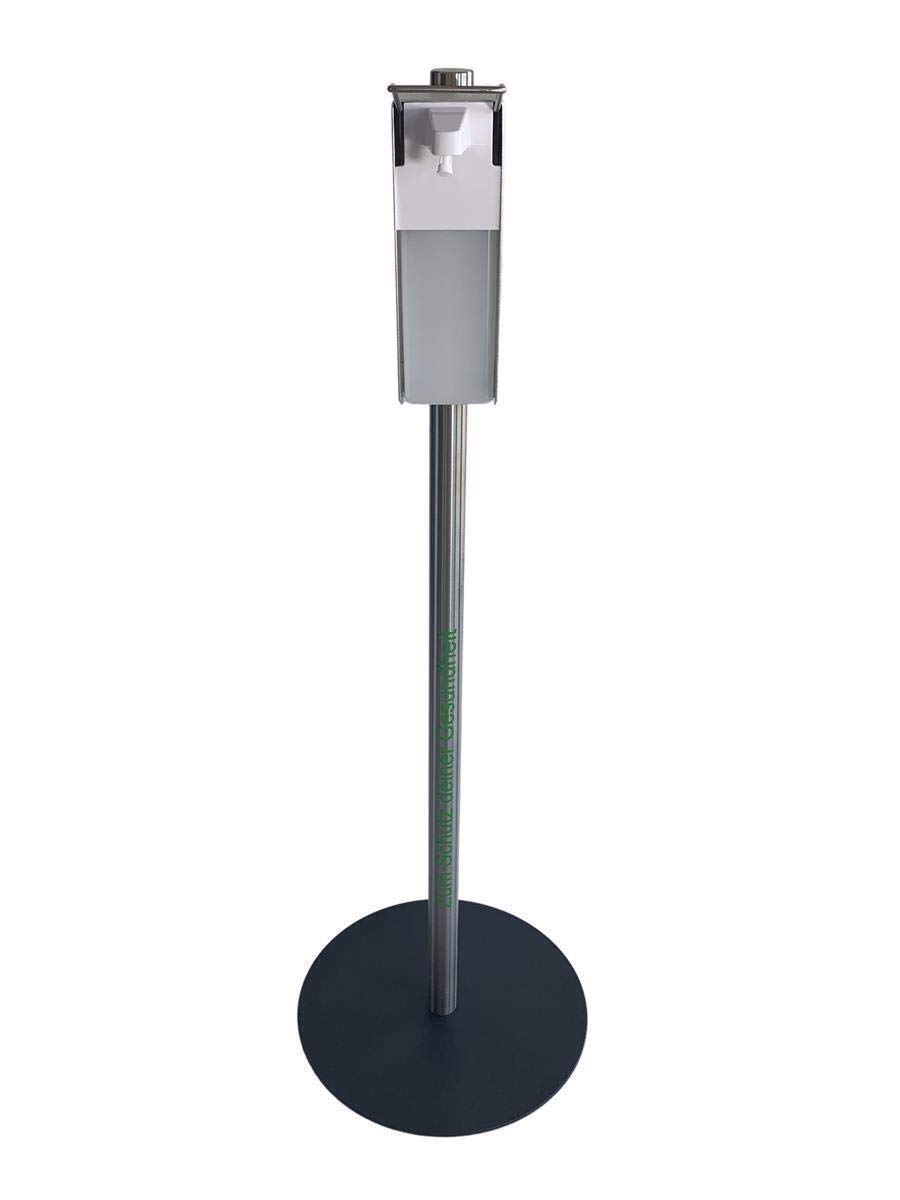 Mobile Hygienestation HS-100 für z.B Desinfektionsmittel oder Handpflegeprodukte, 1000ml Behälter Anthrazit