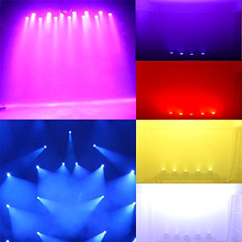 Image of Lixada DMX-512 Stage Lighting Mini Moving Head Light 4 In 1 RGBW LED PAR Light Lighting Strobe Professional 9 /14 Channels 100W AC 100-240V Sound Active for KTV Club Bar Party Disco DJ Show Bands