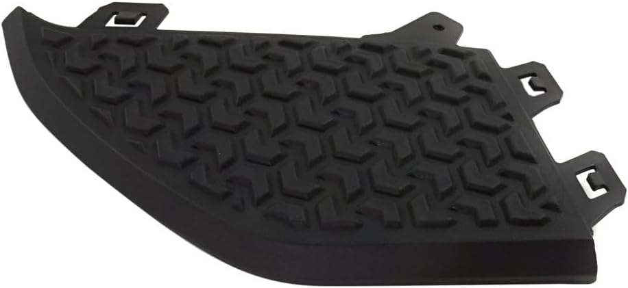 For Chevy Silverado 1500 2019-2025 Bumper Step Pad Driver And Passenger Side | Pair | Rear | Outer | Corner Insert Step Pad | PP Plastic | Black | GM1196107, GM1197107 | 84227858, 84227859