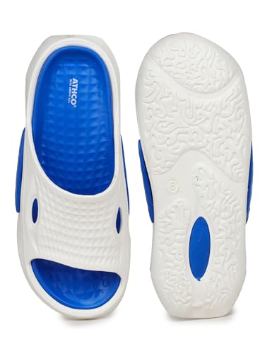 Image of Men's Acupressure Slippers & Flip-Flops | Soft Foot Massager, Lightweight, Anti-Skid, Waterproof Comfort Slippers for Men & Boys | Daily Casual Wear