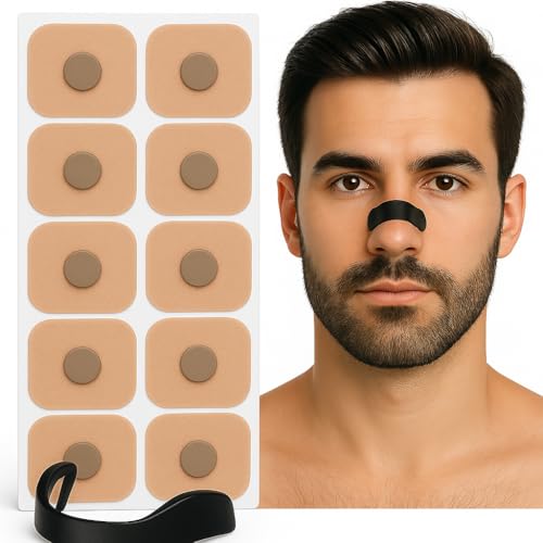 Cerotti Nasali Magnetici Premium – Dilatatore Nasale Magnetico Antirussamento + 90 Cerotti Magnetici con Adesivo Extra Forte - Ideali per Riposo e Sport - Completi di Istruzioni di Utilizzo