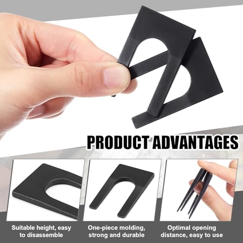 Tandefio 4 Pack Drill Chuck Removal Wedge Set Compatible with JT6 & JT33, Opens Approximately 0.72in Wedge Sets Tools Kit for Removing Keyless Chucks from Arbors or Spindles