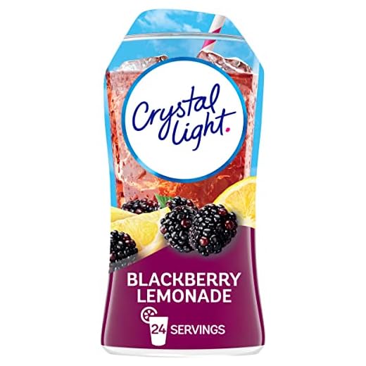 Crystal Light Sugar-Free Blackberry Lemonade Zero Calories Liquid Water Enhancer 1 Count 1.62 fl oz