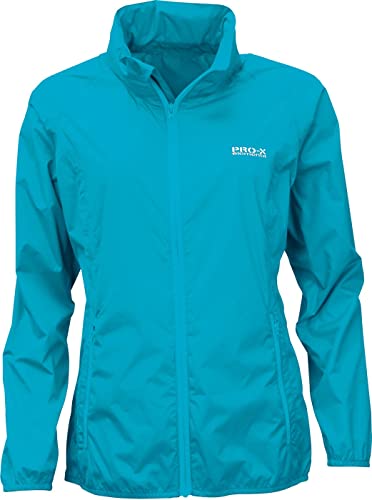 Pro X Elements - Chaqueta impermeable para mujer - Lady Packable - Turquesa neón turquesa 38 Cover