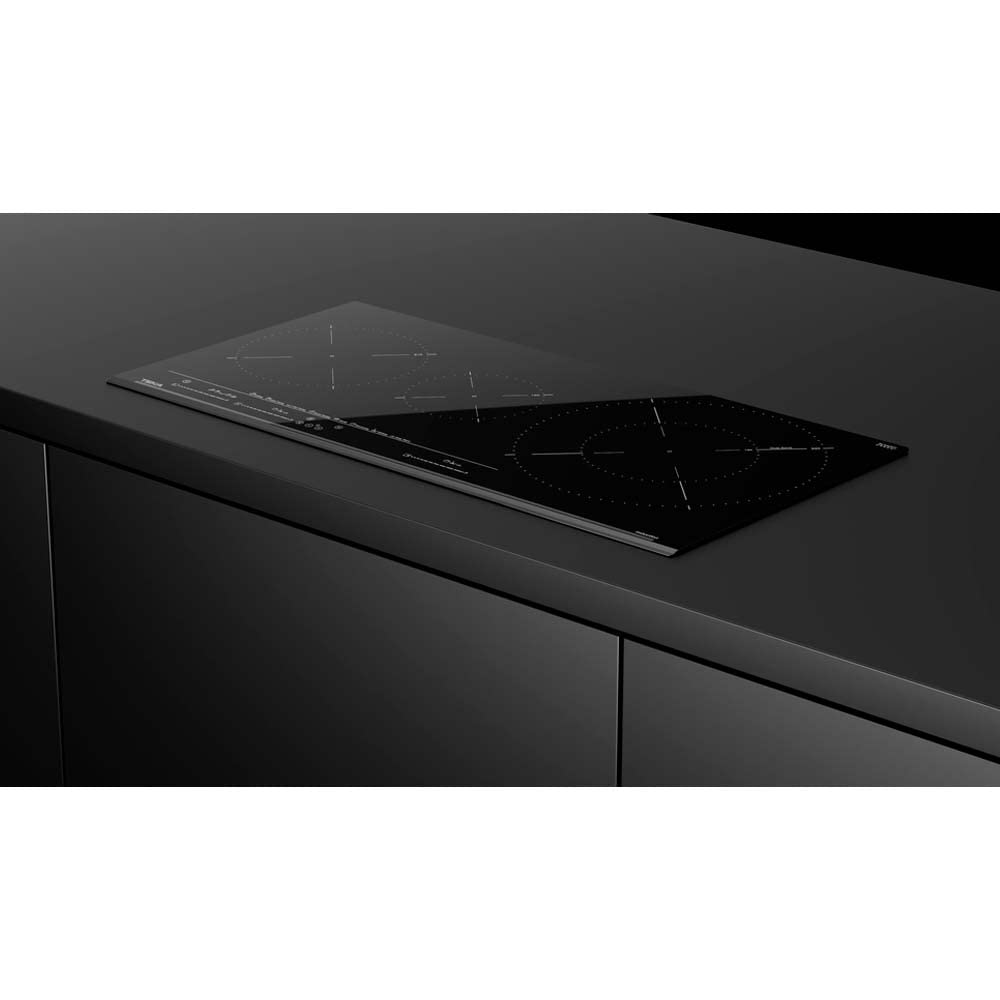 TEKA Placa Inducción 80 cm, 3 Zonas, Touch Control MultiSlider, Power Plus, Stop & Go, Modo Silencio, Seguridad, IZC 83620 MST
