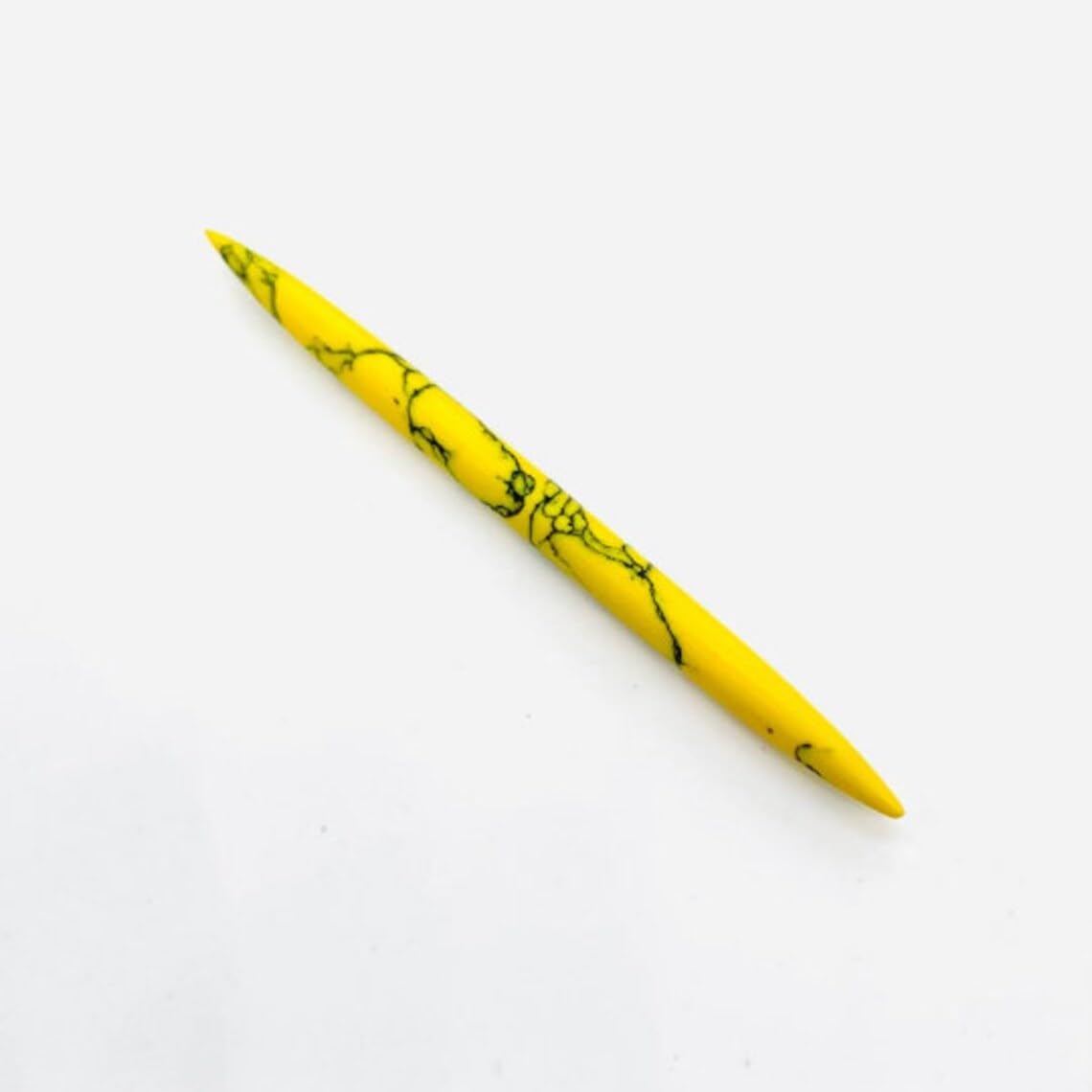 Uni Craft Naga Body Jewelry Yellow Turquoise Crystal Handmade Nose Piercing Septum Pincher/Tusk Spike 12g (2mm) to 1/2" (12mm) Customized Size & Wholesale Also Available