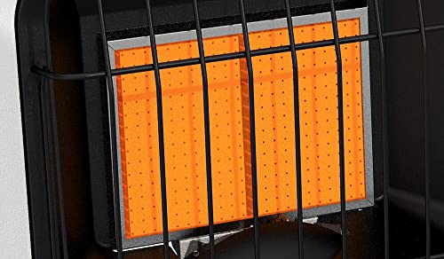 Uty 12,000 Btu Propane / Natural Gas Wall Heater For Indoor Use - Dual Fuel, Vent-Free, White #TOP2