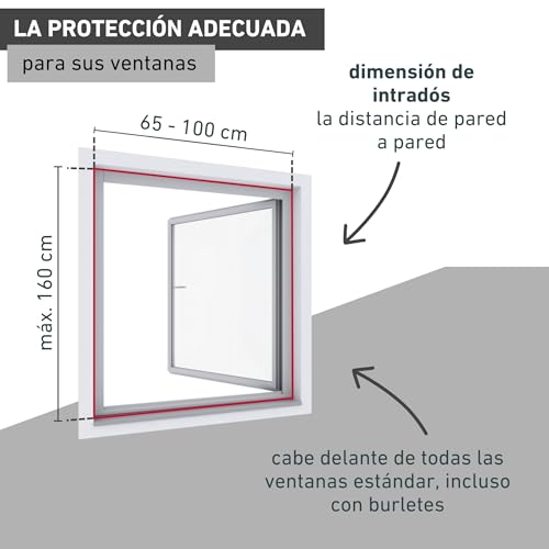 Mosquitera corredera de aluminio Windhager ajustable para ventana 5