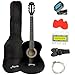 Martin Smith 38 Inch Acoustic Guitar, Black, With Case, Pick, Tuner, Strap, Extra Strings and 2 months of Lessons