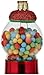 Kurt Adler 4-1/2-Inch Noble Gems Glass Gumball Machine Ornament for Christmas