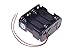 SMAKN 8PCS AA Battery 12V Clip Holder Box Case Black